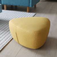 Hot sale colorful soft foam home living room furniture modern outdoor poufs