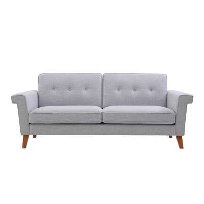 sofa loveseat 2 seater tufted chesterfield divani white grey cheap modern fabric cafe living room poland